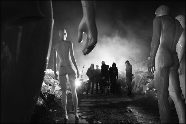 The Undaunted with Shaun Hodson / Loki Films on the set of the R.I.P. music video at Mannakin. Photography by Greig Clifford