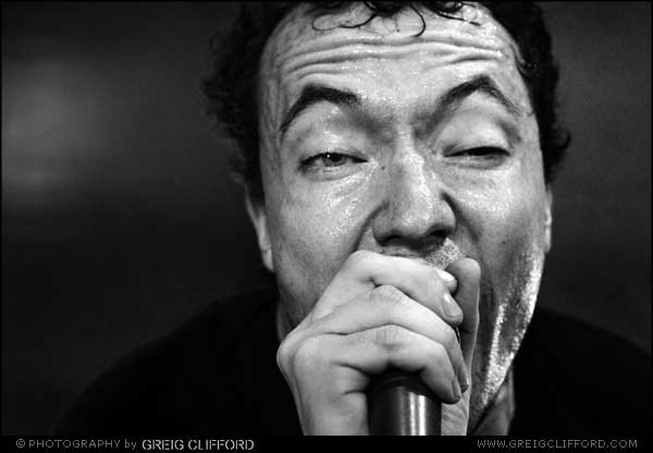 Jeremy Bolm - vocalist with Touche Amore, by Greig Clifford