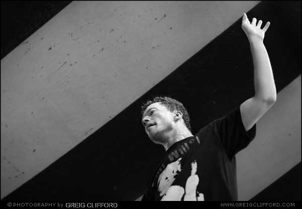Jeremy Bolm - vocalist with Touche Amore, by Greig Clifford
