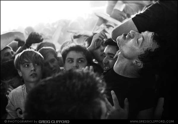 Jeremy Bolm - vocalist with Touche Amore, by Greig Clifford