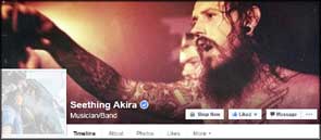 Seething Akira live shot used as their Facebook cover pic.
