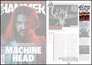 My band portrait of Core of iO accompanying their 'New Noise' article in Metal Hammer.