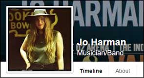 Portrait of Jo Harman used for her Facebook profile pic.