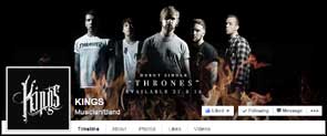 Portrait of Kings used for their facebook cover pic.