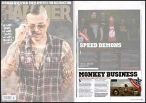 Neckdeep image of Death Ape Disco accompanying their 'Hot New Band' article in Metal Hammer magazine.