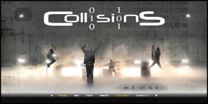Black Hangar image of Collisions for the website front page.