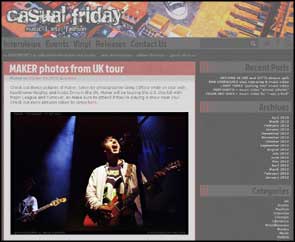 Set of live photos of US band MAKER in Casual Friday  online.