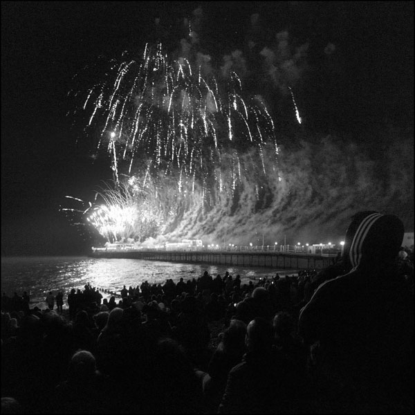 A-029. Fireworks over Worthing Pier - by Greig Clifford