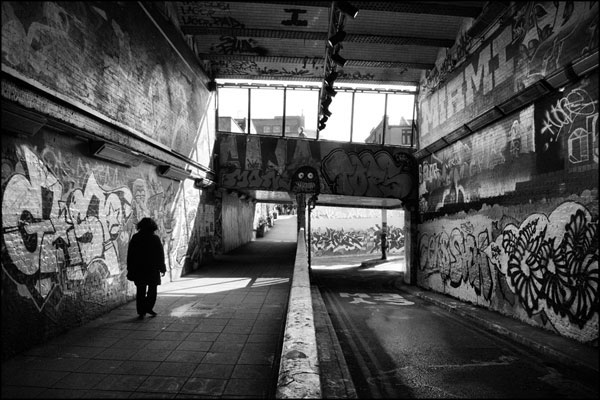 A-074. Leaving Leake Street - by Greig Clifford