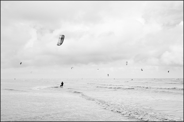 B-049. Kitesurfers (3) - by Greig Clifford