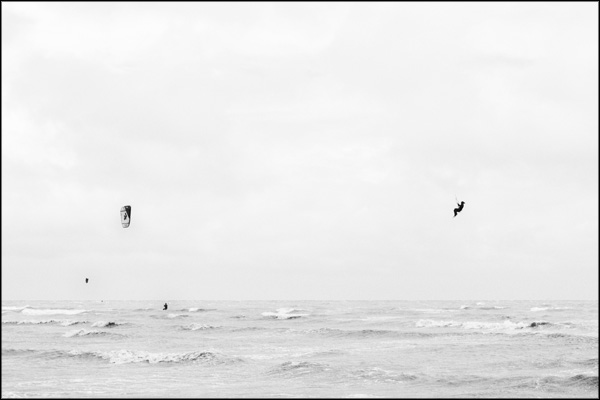B-051. Kitesurfers (5) - by Greig Clifford
