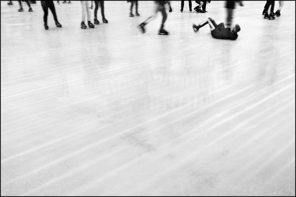 B-078. Ice Skating at the Pavilion - by Greig Clifford