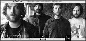 Band portrait of Foam Lake used on their record label's website.