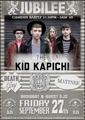 Promotional portrait of The Kid Kapichi used for a poster.