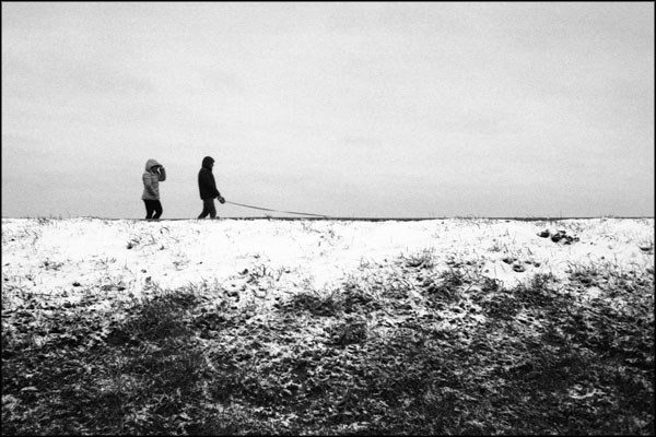 B-032. A walk in the snow (2) - by Greig Clifford