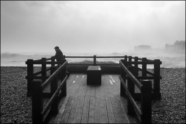 C-001. Sea gazing from the decking by the pier - by Greig Clifford