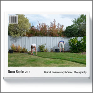 Questions and answers, and a couple of photographs, in Docu Book: Vol 8 Best of Documentary & Street Photography