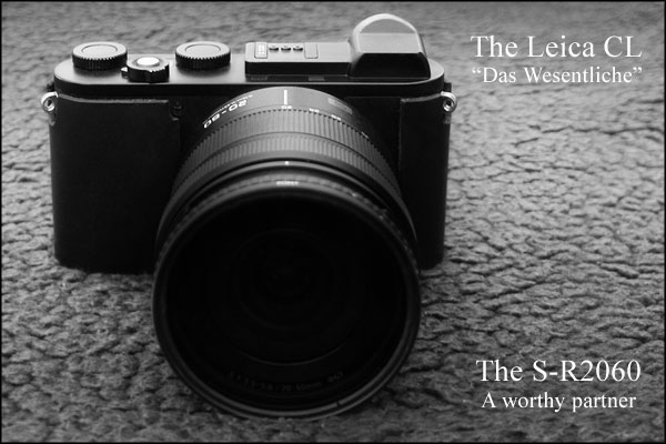 The Leica CL digital camera with the Lumix S-R2060 lens - by Greig Clifford.