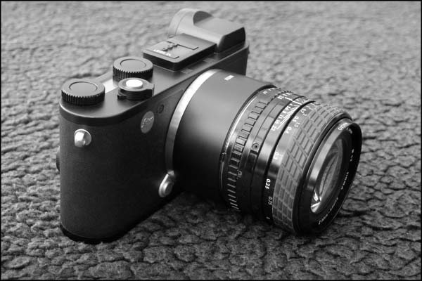 The Leica CL with URTH Nikon F to L-Mount adapter and Sigma Super Wide II lens