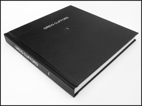 Greig Clifford - I, photobook with leatherette hard cover.
